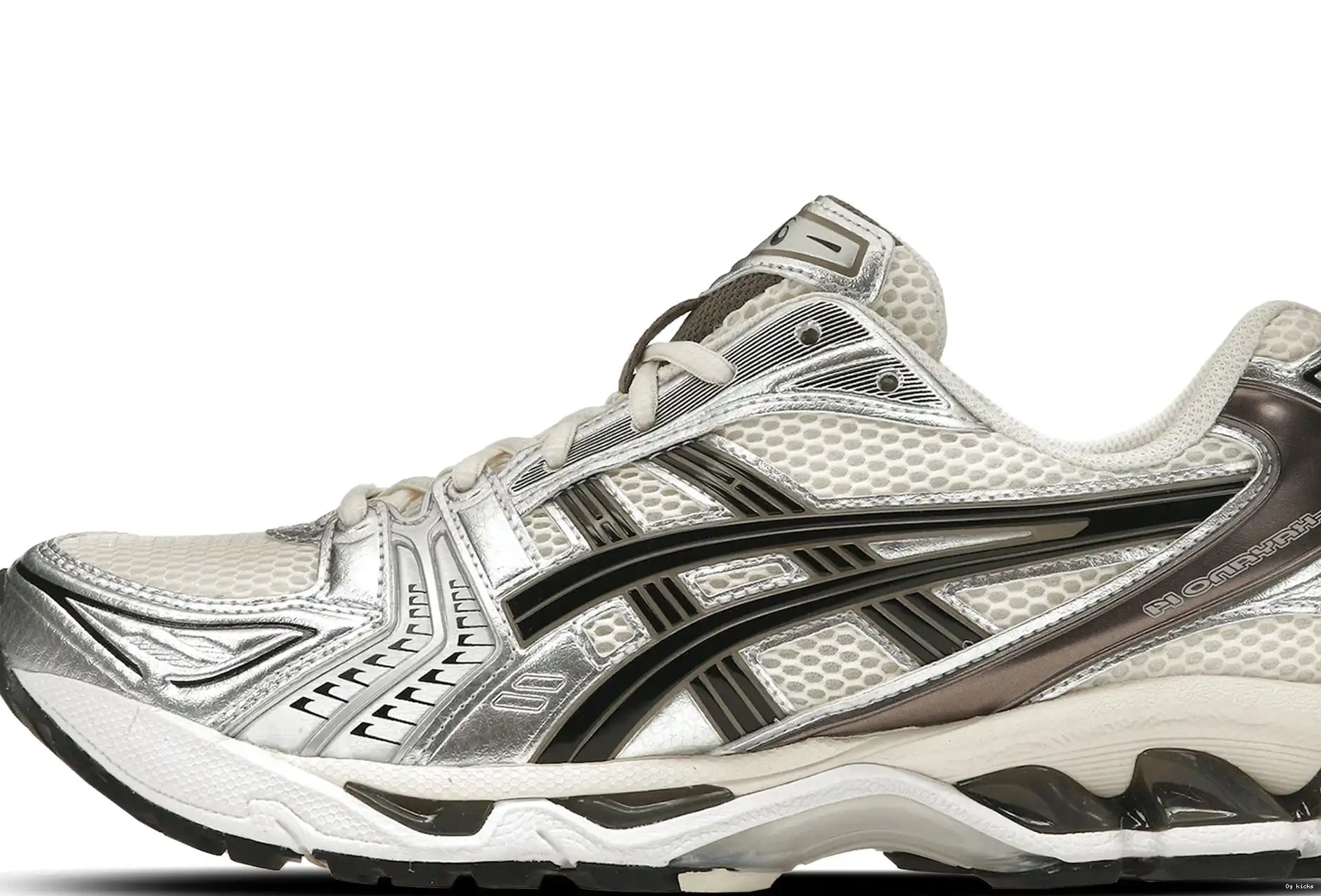 ASICS Black Gel-Kayano Cream 14 Metallic Plum 0523